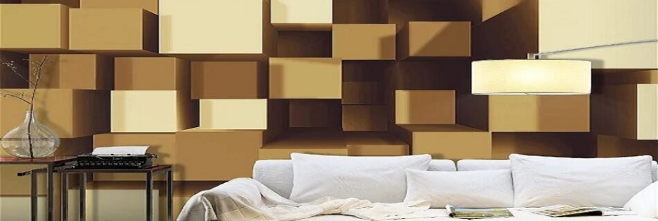 self adhesive 3d wallpaper geometric harmony feat img