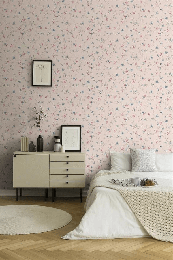 Carta da parati per la camera da letto "Spring Stories