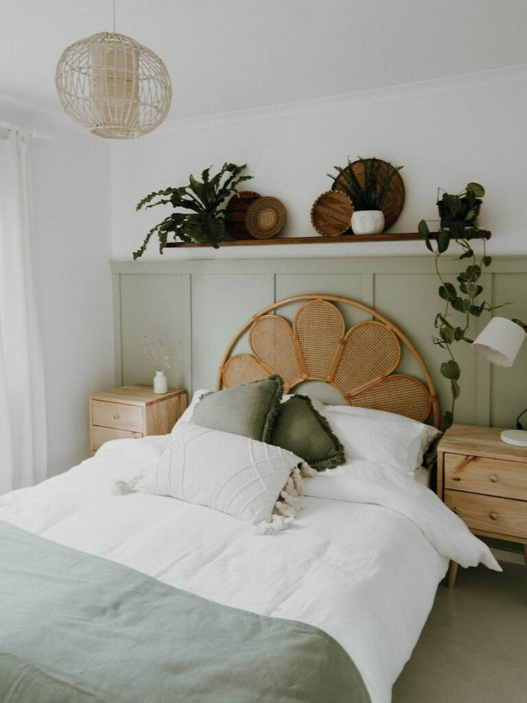 progettazione biofilica nella camera da letto