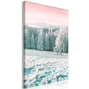 Stampa d'arte su tela "Inverno rigido verticale