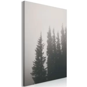 Stampa su tela 'Odore di nebbia di bosco verticale' immagine