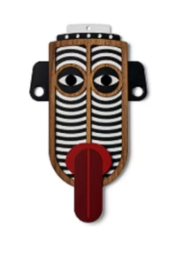maschera da parete legno chili maschera