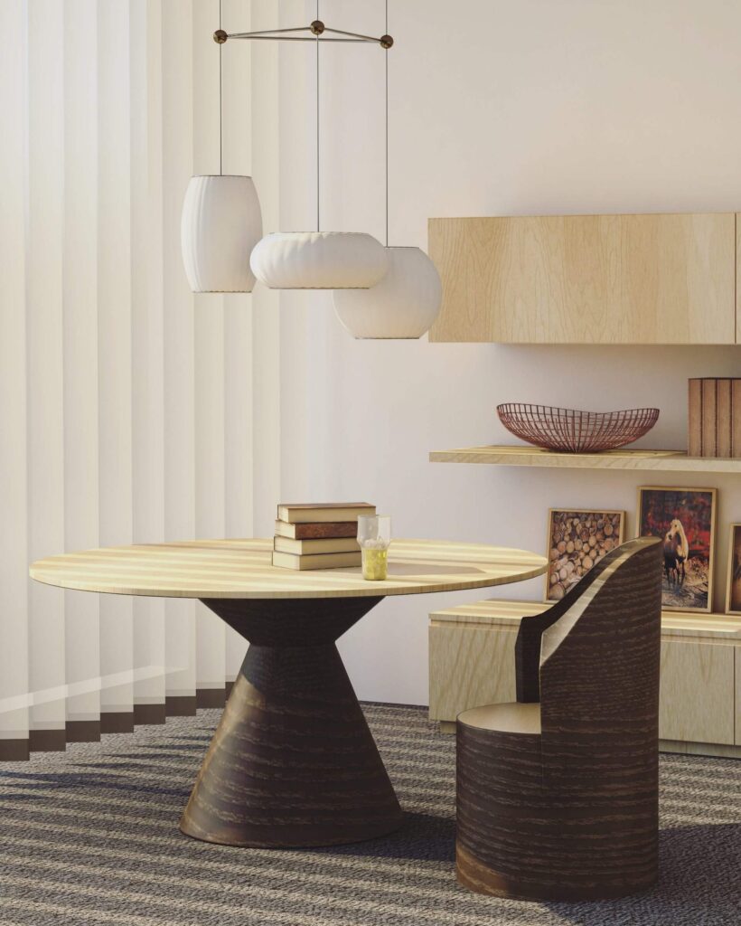 arte legno in moderno appartamenti
