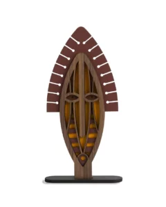 scultura in legno moderno africano figurina