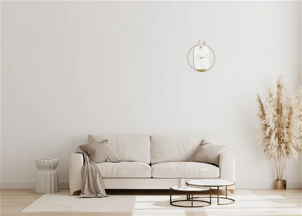 Designer clock 'THE WHITE SKY.'