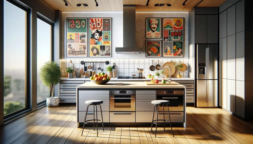 cucina di design pop art