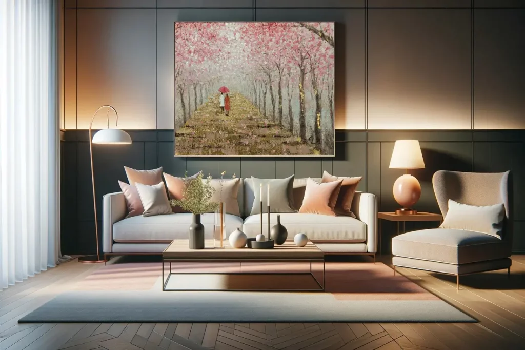 palette di colori romantici per San Valentino