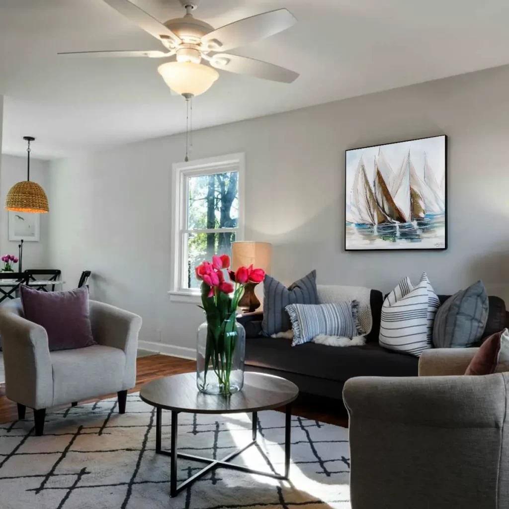 Classic-minimalist-living-room-with-acrylic-painting-on-the-wall-KL00787